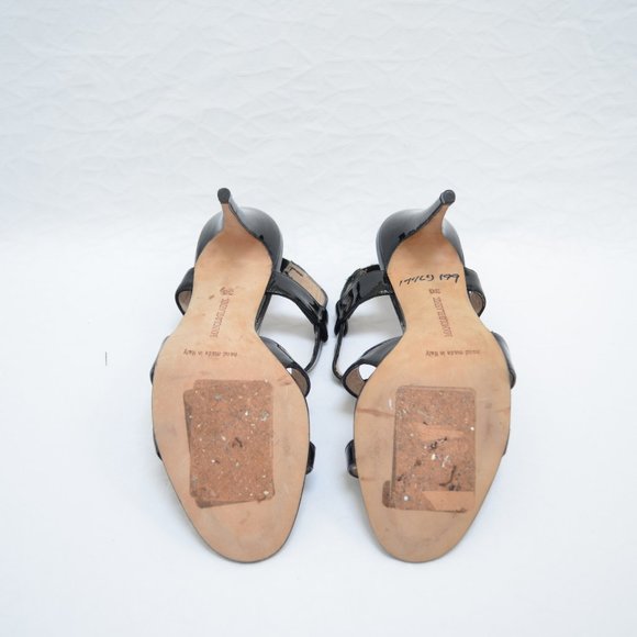 Manolo Blahnik 36 Black Patent Heels renew… - Picture 6 of 6
